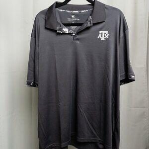 Colosseum Men's Charcoal Texas A&M Aggies OHT Military Appreciation Polo